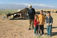 The Shepard and his Family under the High Atlas Peaks